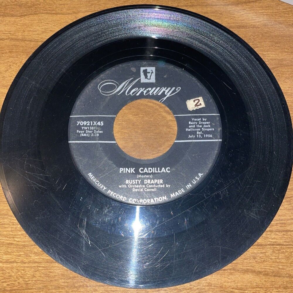 Lot of (7) 45 RPM Vinyl Records for Arts Crafts Decorations Props